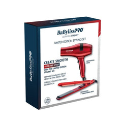 BaBylissPRO Ceramic Xtreme Dryer & 1" Straightening Iron Set