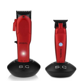 StyleCraft Red Rebel Clipper & Trimmer Combo | Super-Torque Performance