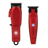 StyleCraft Red Rebel Clipper & Trimmer Combo | Super-Torque Performance