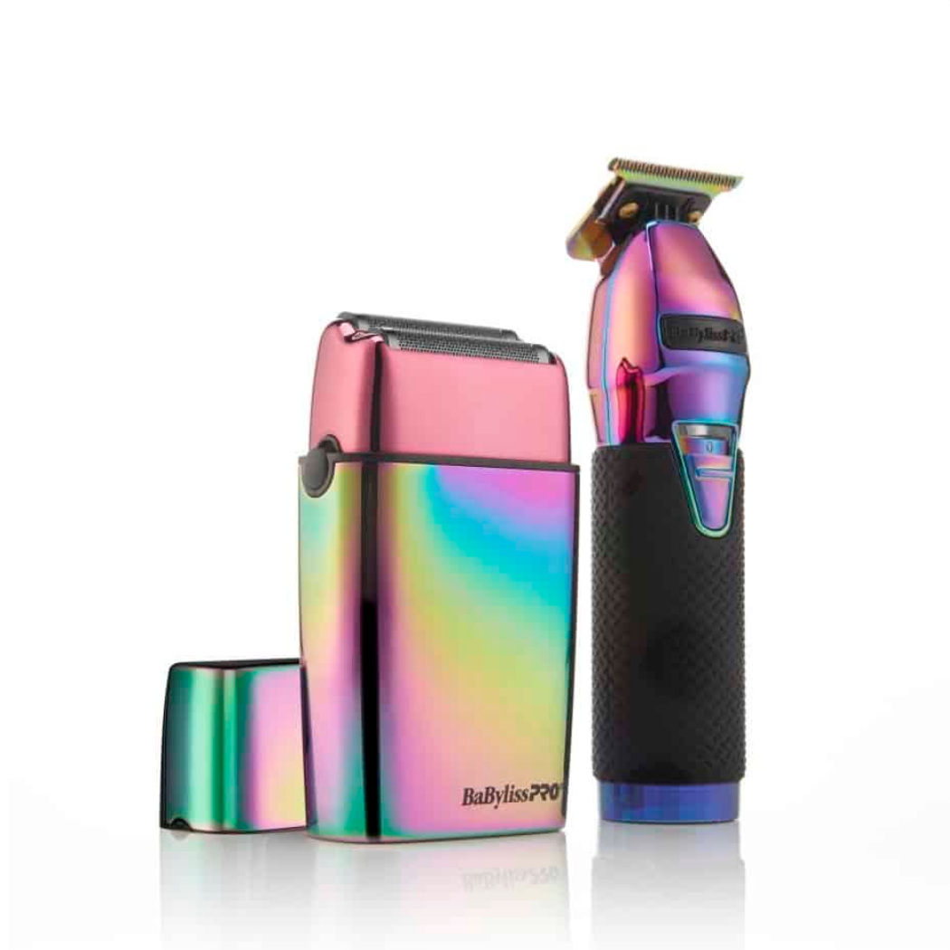 BaBylissPRO LimitedFX Iridescent Trimmer & Double-Foil Shaver Value Set