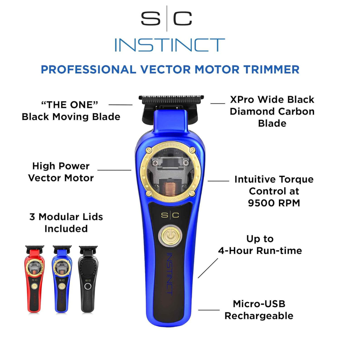 Stylecraft Instinct Vector Motor Cordless Hair Trimmer