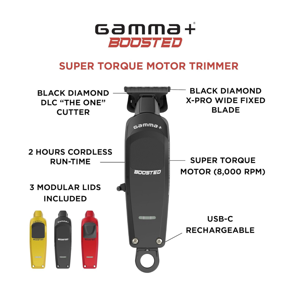 GAMMA+ Boosted Hair Trimmer