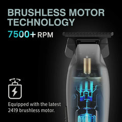 Caliber Professional Laser Cordless Trimmer w/ Brushless Motor
