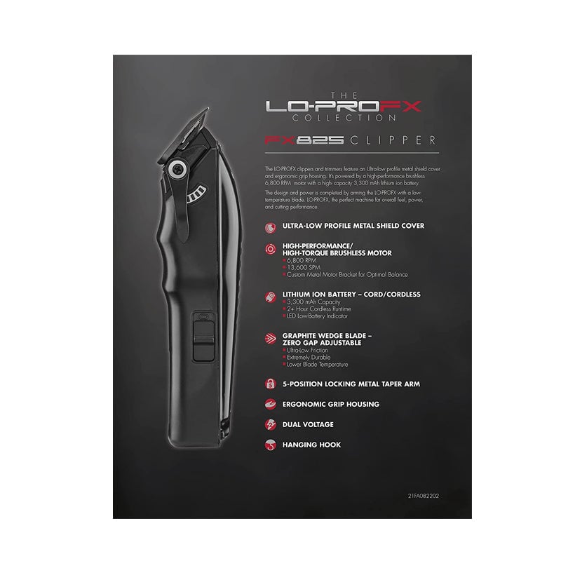 BaBylissPRO Lo-ProFX High-Performance Low Profile Clipper Clippers Babyliss 