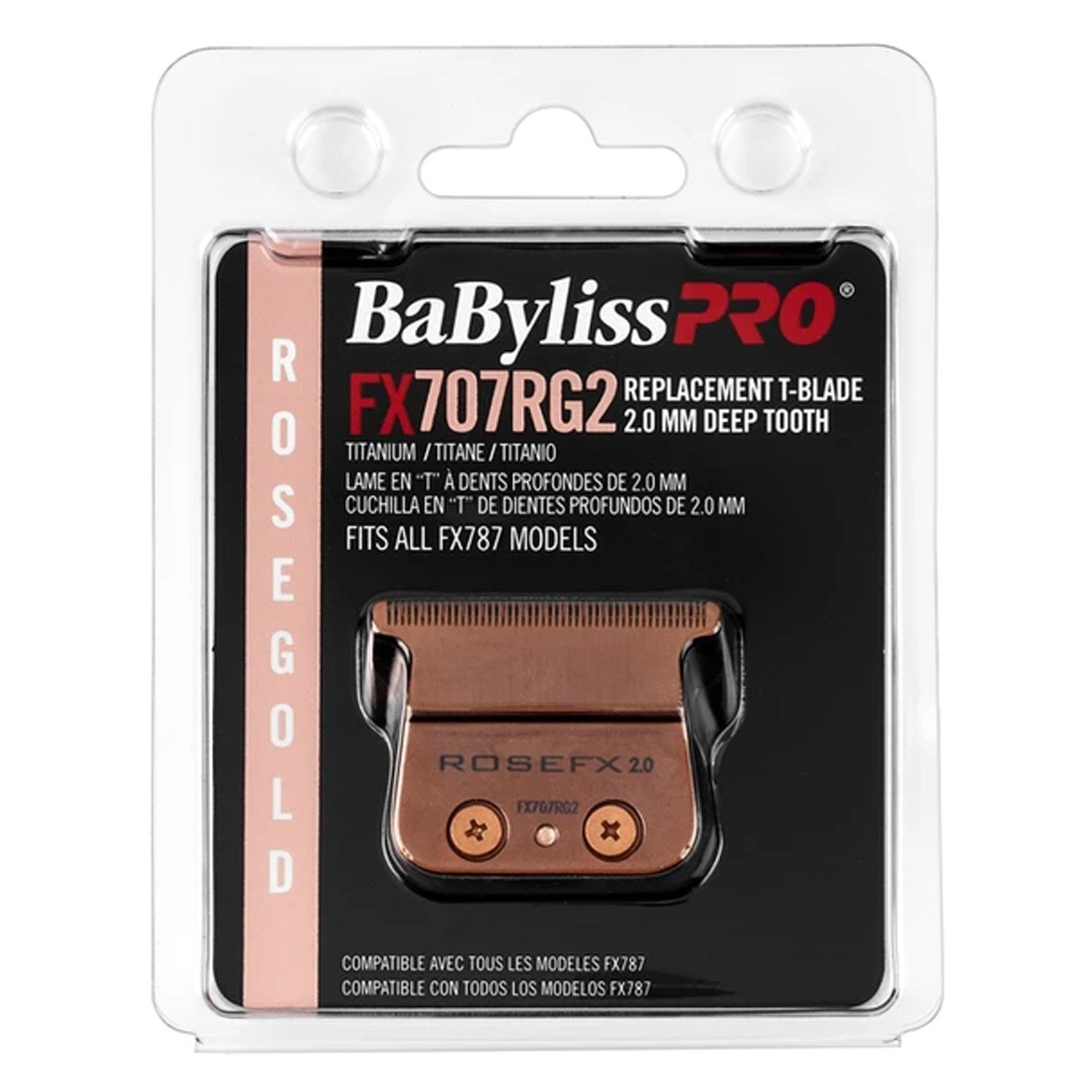 BabylissPro FX707RG2 Replacement T-Blade 2.0 mm Deep Tooth