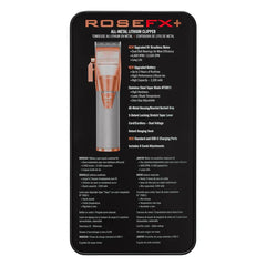 BaBylissPRO RoseFX+ Cordless Clipper [NEW UPGRADE]